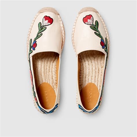 gucci embroidered espadrilles|gucci espadrilles farfetch.